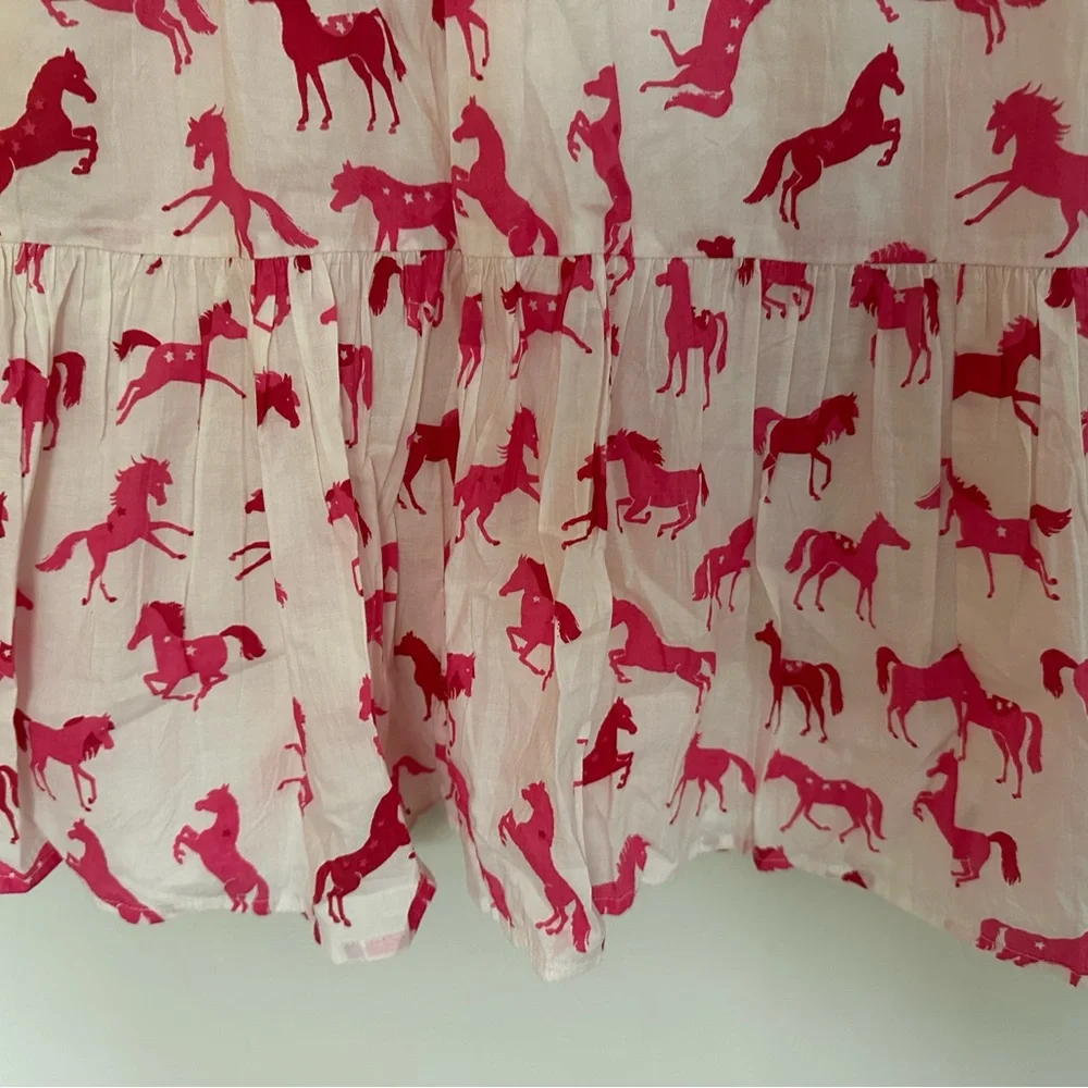 THML Pink and White Horse Print Mini Dress - Picture 11 of 12
